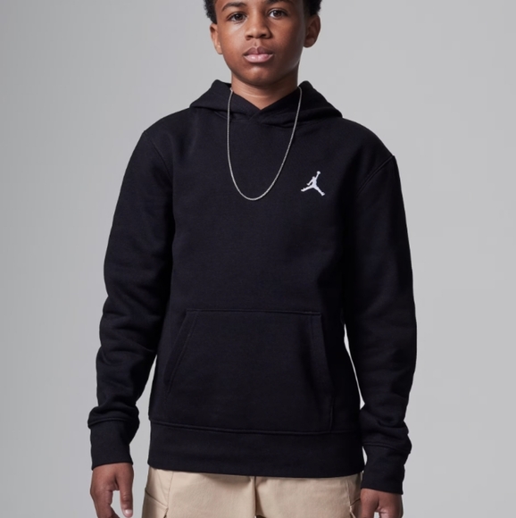 Jordan Black Hoodie with Logo - Picture 2 of 4